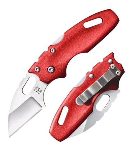 Cold Steel Mini Tuff Lite 2in 4034SS Sheepsfoot Razor-Sharp Blade 3in Griv view 2
