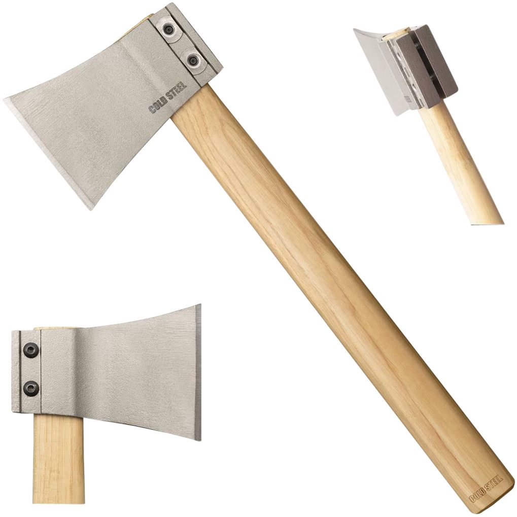 Cold Steel CS90AXA Professional Thrower 4" Blade 1055 Carbon Steel Blade American Hickory Handle 16"