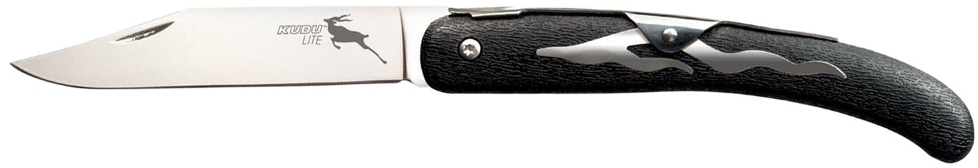 Cold Steel CS20KJ Kudu Lite 4.25in Folding Plain Polished 5 Cr15 MoV SS Bla view 2