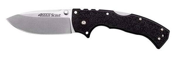 Cold Steel CS62RQ 4-Max Scout 4in Folding Plain Stone Washed Japanese AUS-1 view 2