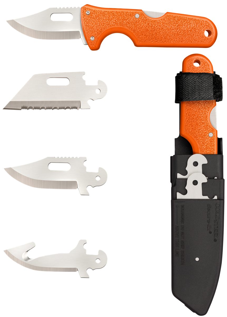 Cold Steel Click N Cut - Hunters Fixed Blade Knife | Durable 420J2 Compact view 2