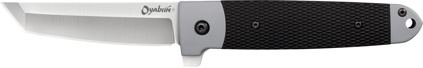 Cold Steel Oyabun 3.5in 4034SS Tanto Point Razor-Sharp Blade 4.75in Griv-Ex