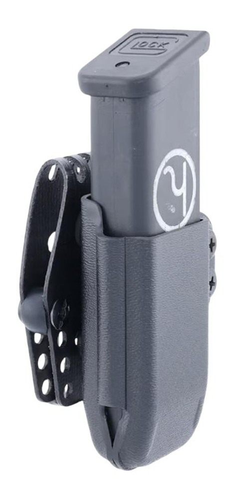 Henry Holsters Duty Pistol Mag Carrier for Glock 9/40 with Link EQ Black RH view 3