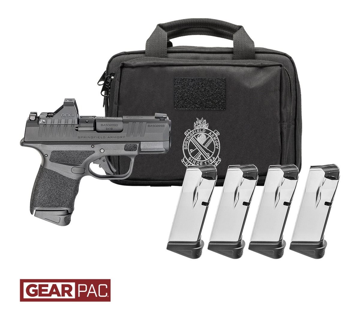 Springfield Gear Pac Hellcat Micro-Compact OSP Handgun .380 Auto 11(1) 13(3 view 2