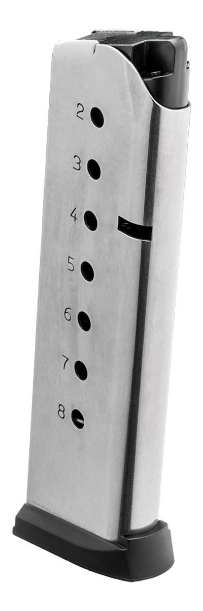 Springfield 1911 Stainless Steel Magazine with Slam Pad .45 ACP 8/rd