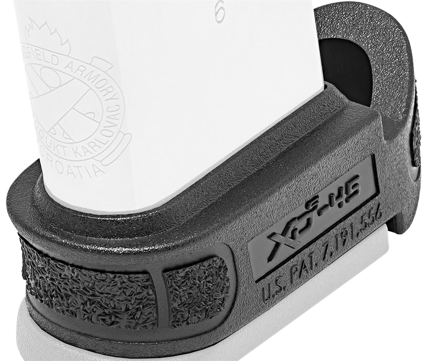 Springfield Armory XDG5005 Mag Sleeve made of Polymer with Black Finish 1 P