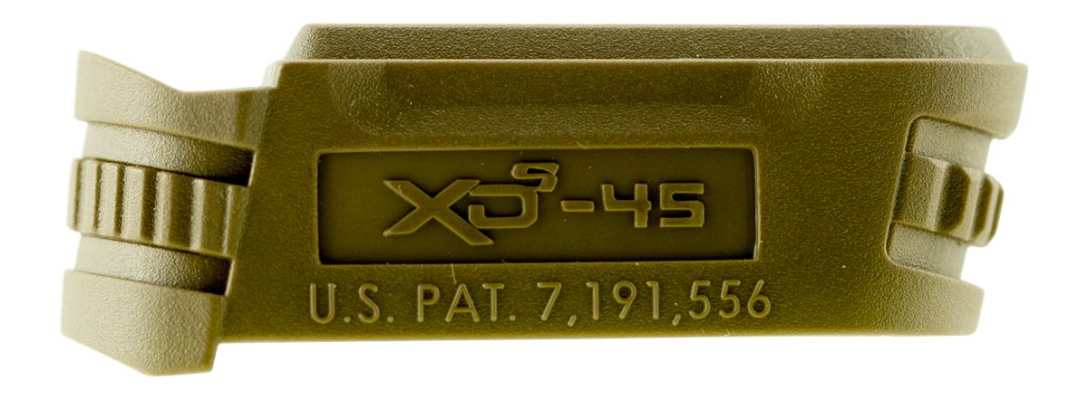Springfield Armory XDS5001MFDE Backstrap Sleeve made of Polymer with Flat D