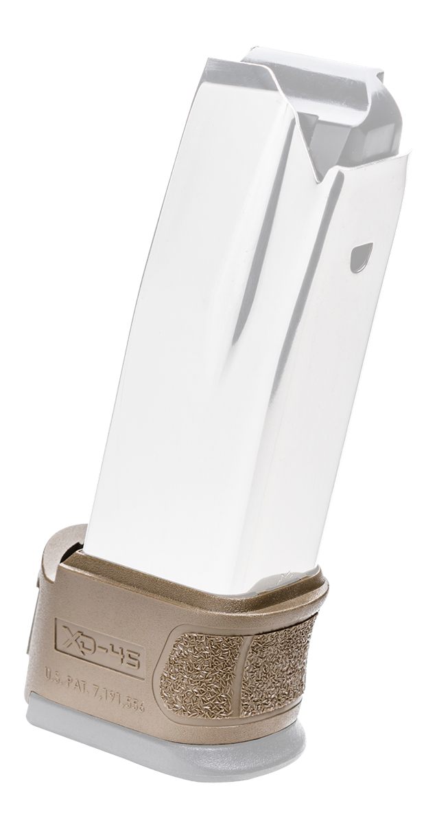 Springfield Armory XDG5007FDE Mag Sleeve made of Polymer with Flat Dark Ear