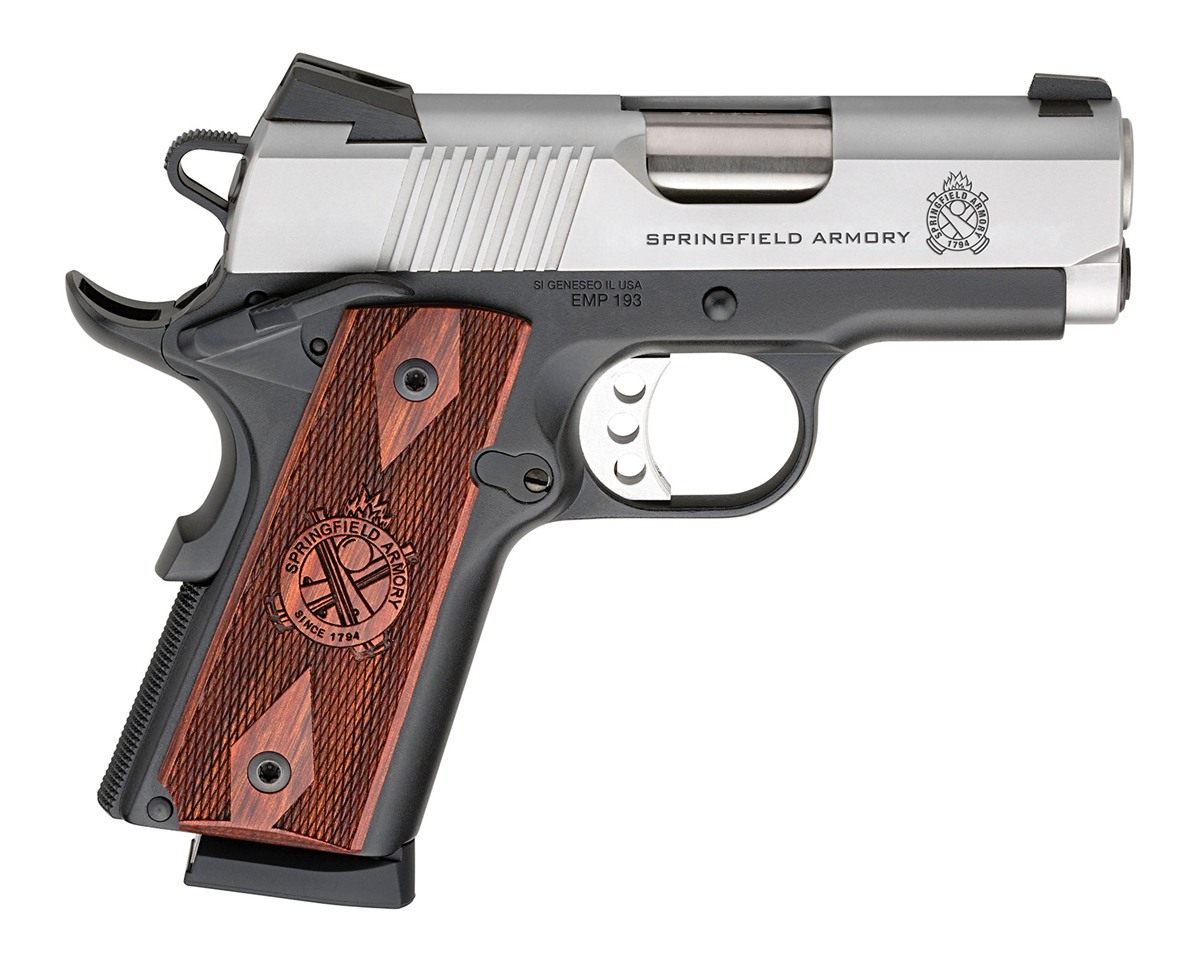 Springfield Armory PI9209LCA 1911 EMP CA Compliant 9mm Luger 3in 9+1 Black view 2