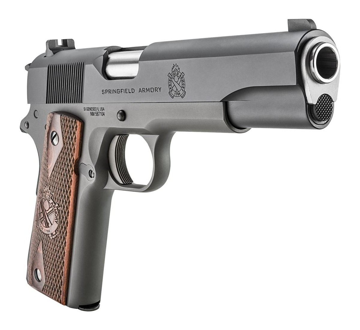 Springfield Armory PB9108LCA 1911 Mil-Spec CA Compliant 45 ACP 5in 7+1 Blac view 3