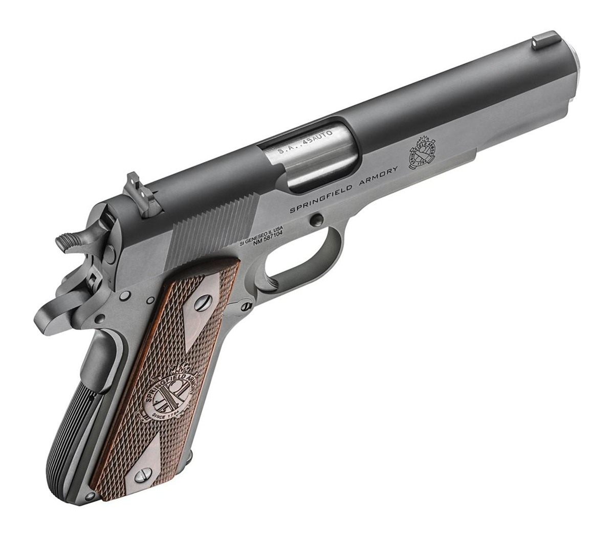 Springfield Armory PB9108LCA 1911 Mil-Spec CA Compliant 45 ACP 5in 7+1 Blac view 4