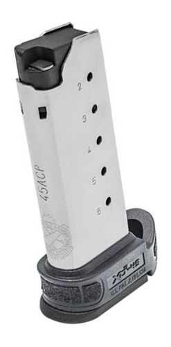 Springfield XD-S MOD.2 Tactical Extended Magazine Grey .45 ACP 6/rd