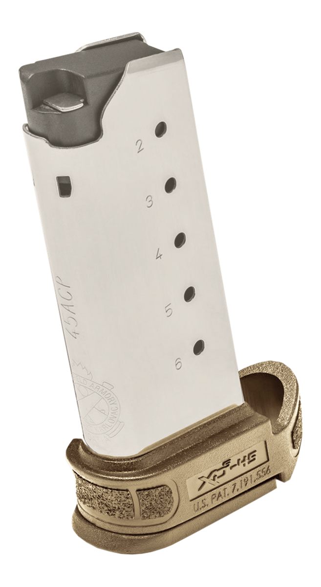 Springfield Armory XDSG5006FDE Mod2 6rd Extended 45 ACP Stainless Steel