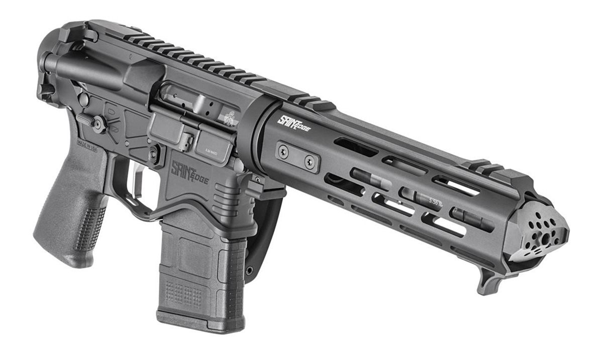 Springfield Armory STEQ975556BX Saint Edge 5.56x45mm Nato 7.50in 20+1 Black view 3