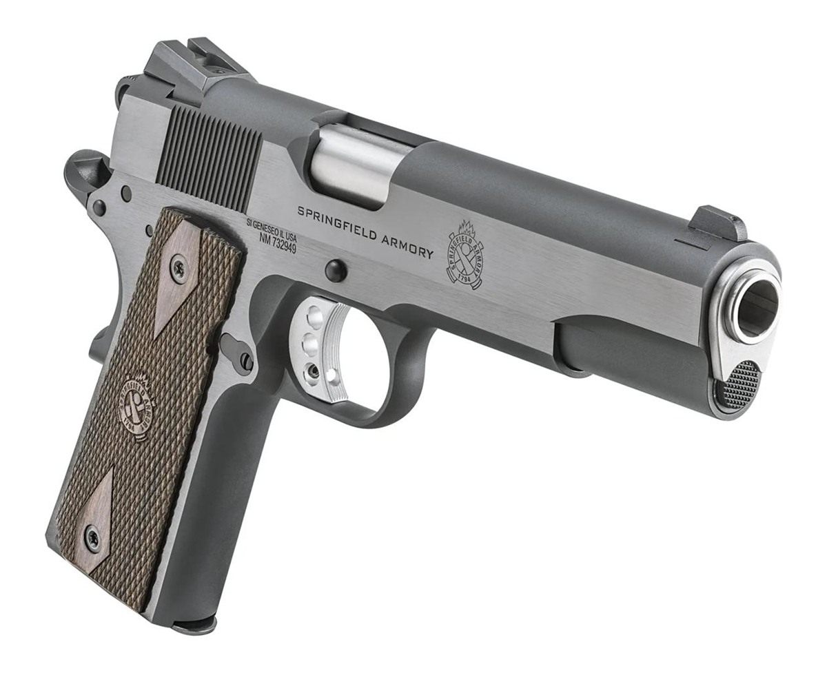 Springfield Armory PX9420 1911 Garrison 45 ACP 7+1, 5in Stainless Match Gra view 2