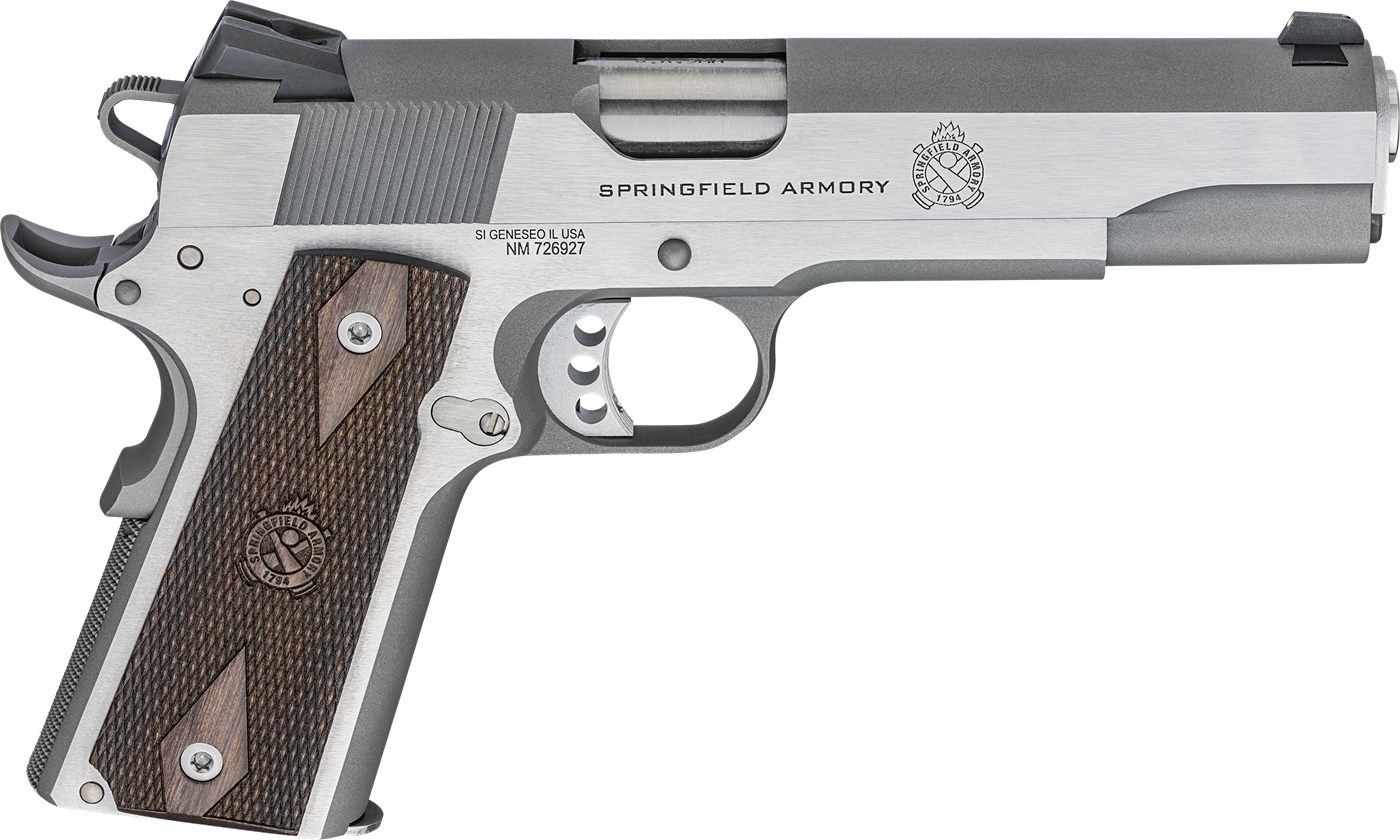 Springfield 1911 Garrison Handgun 9mm Luger 9rd Magazine 5in Barrel Stainle