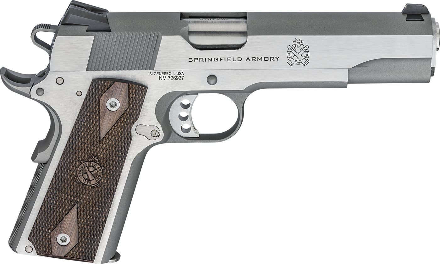 Springfield 1911 Garrison Handgun 9mm Luger 9rd Magazine 5in Barrel Stainle view 2
