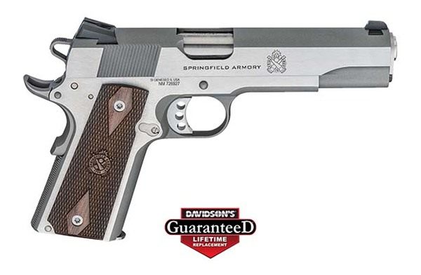 Springfield 1911 Garrison Handgun 9mm Luger 9rd Magazine 5in Barrel Stainle view 7