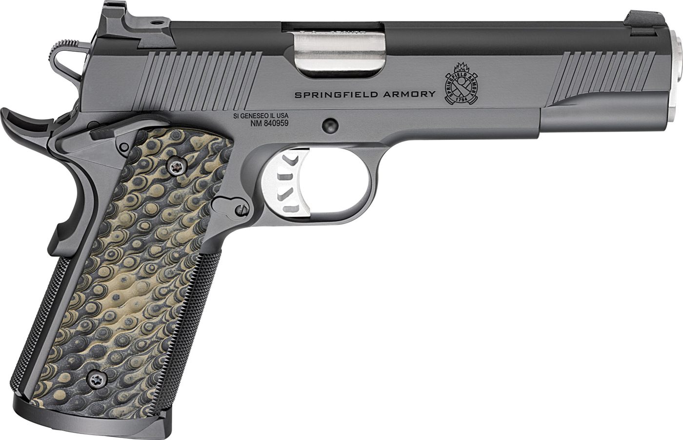 Springfield Armory PC9125 1911 TRP 45 ACP 8+1 5in Stainless Match Grade Bar