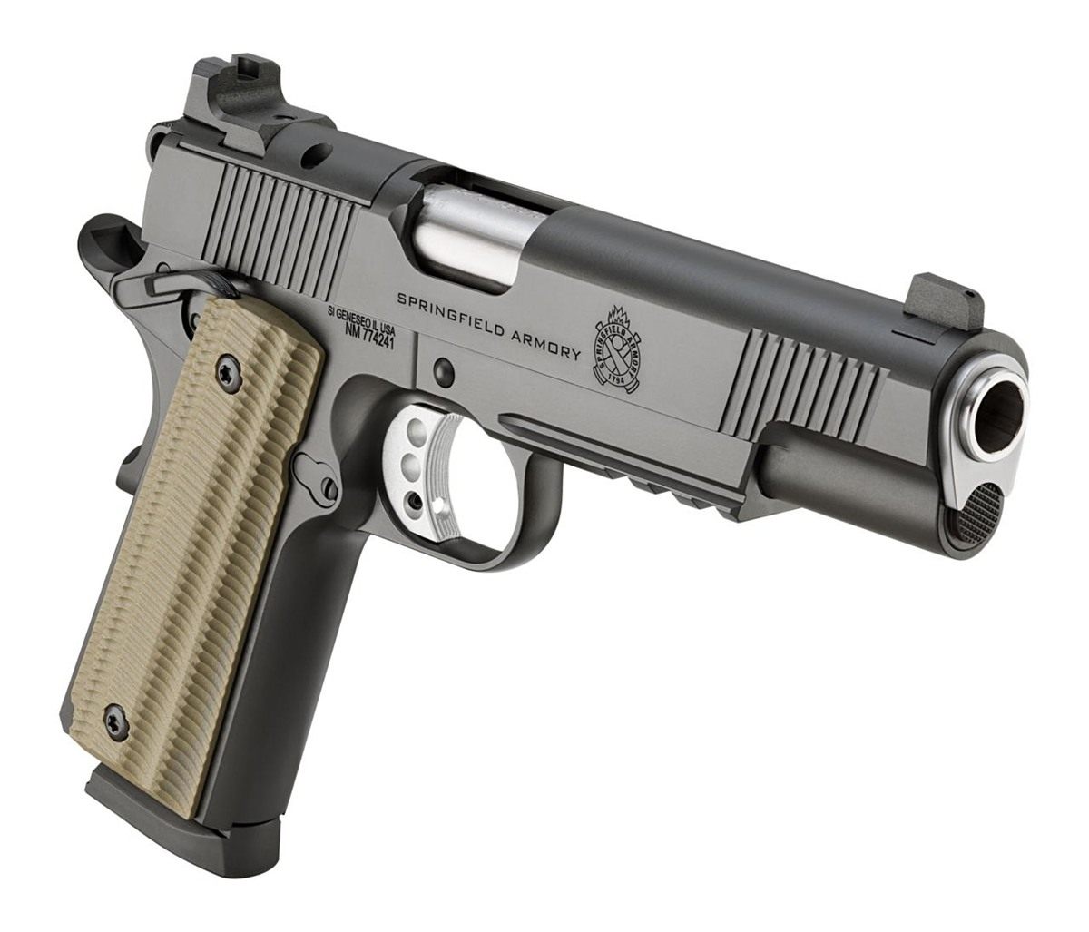 Springfield Armory PO9230AOS 1911 Operator 45 ACP 8+1 5in Black Cerakote Op view 2