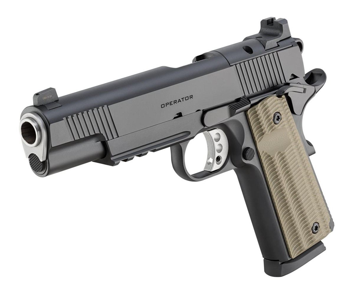 Springfield Armory PO9230AOS 1911 Operator 45 ACP 8+1 5in Black Cerakote Op view 3
