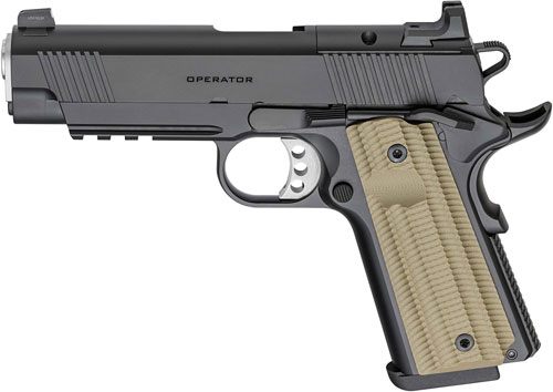 Springfield Armory PO9228AOS 1911 Operator 45 ACP 8+1 4in Black Cerakote Op view 3
