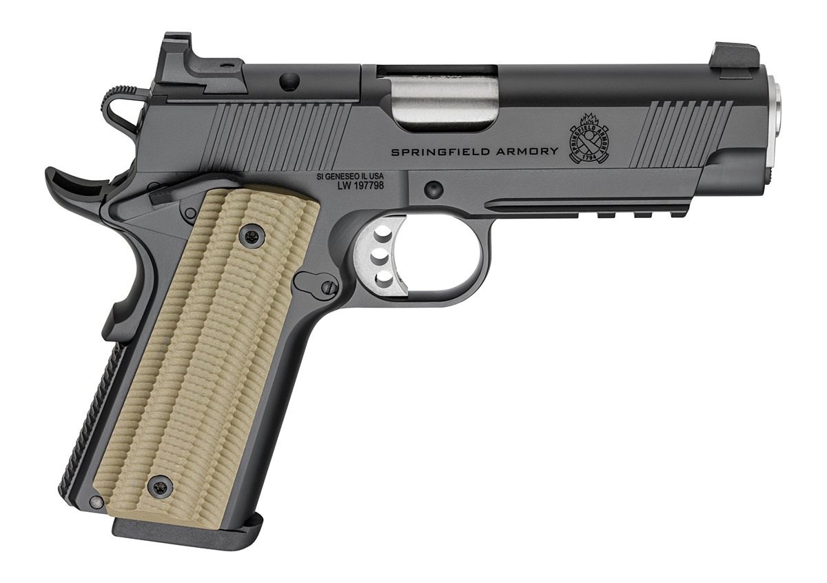 Springfield Armory PO9227AOS 1911 Operator 9mm 9+1 4.25in Black Cerakote Op
