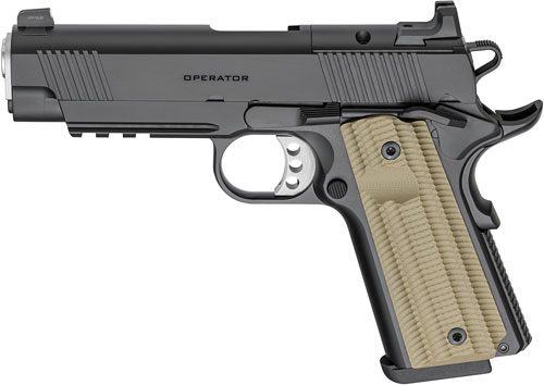 Springfield Armory PO9227AOS 1911 Operator 9mm 9+1 4.25in Black Cerakote Op view 3