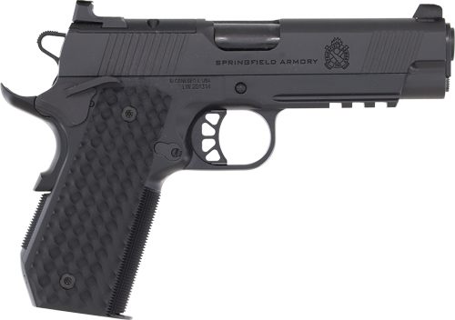 Springfield 1911 TRP AOS Black Handgun .45 Auto 7rd Magazines(3) 4.25in Bar view 5