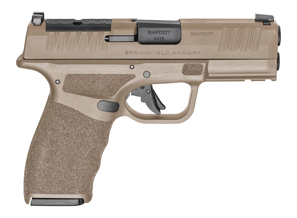 Springfield Hellcat Pro Optic Ready FDE Handgun 9mm Luger 15rd Magazines(2) view 2