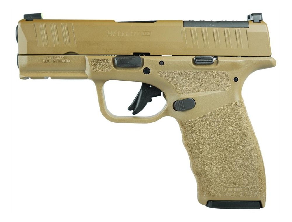 Springfield Hellcat Pro Optic Ready FDE Handgun 9mm Luger 15rd Magazines(2) view 3