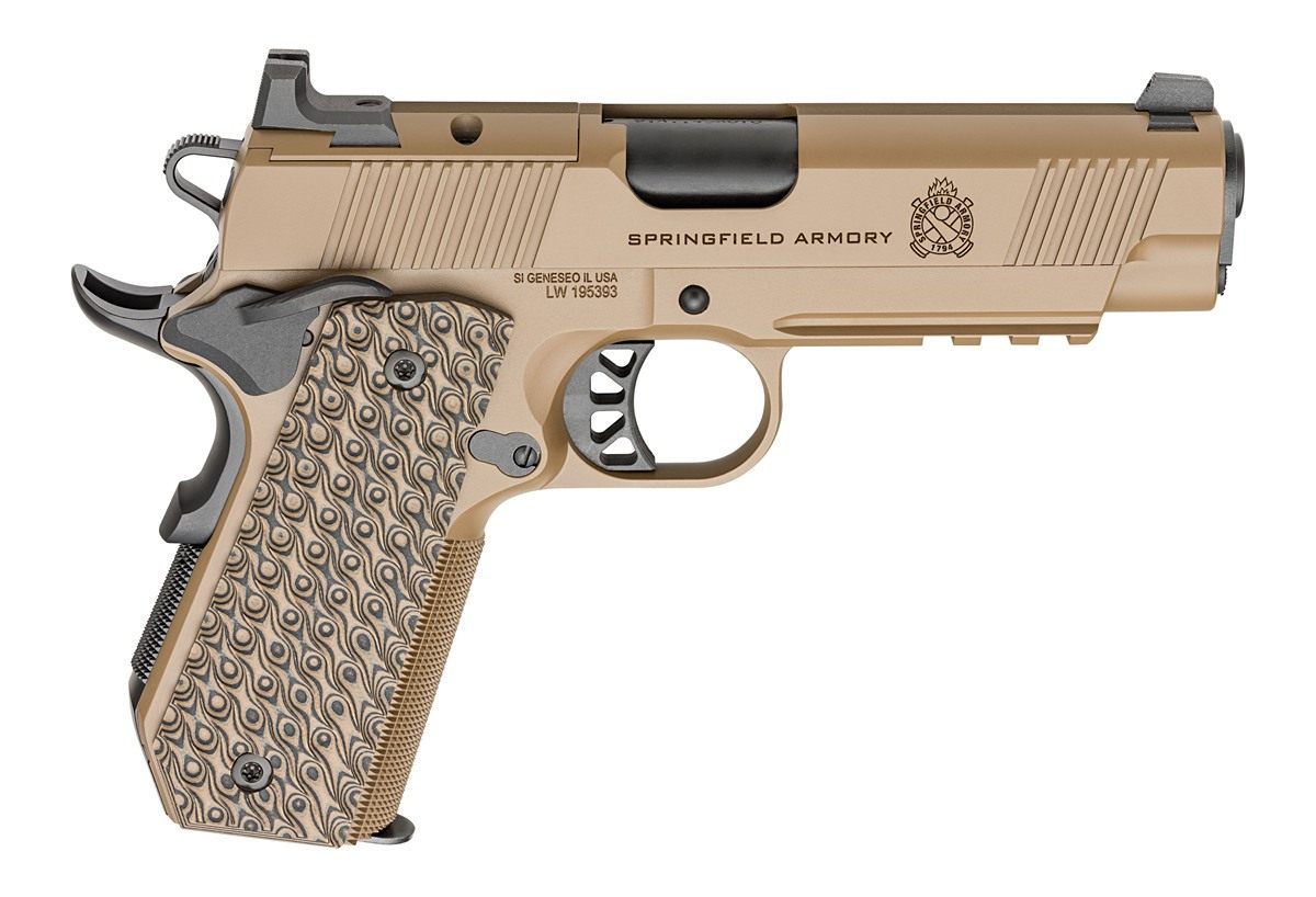 Springfield Armory 1911 TRP AOS Coyote Handgun 9mm Luger 9rd Magazines(3) 4