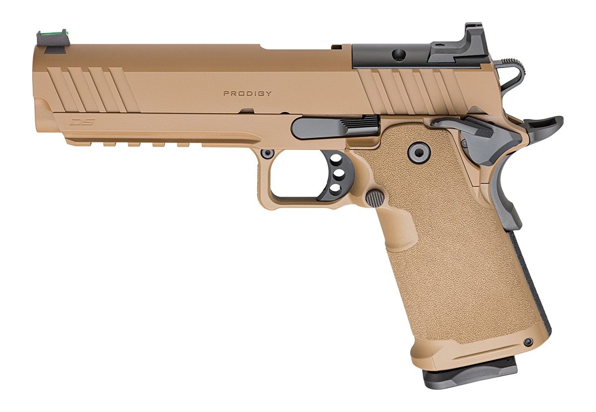 Springfield Armory PH9119AOSCBLC 1911 DS Prodigy 9mm 10+1 5in Coyote Brown