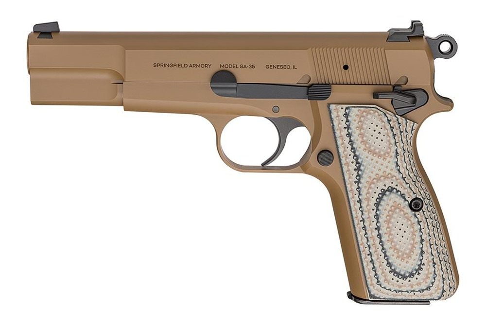 Springfield Armory SA-35 Coyote Brown Handgun 9mm Luger 15rd Magazine(1) 5i view 4