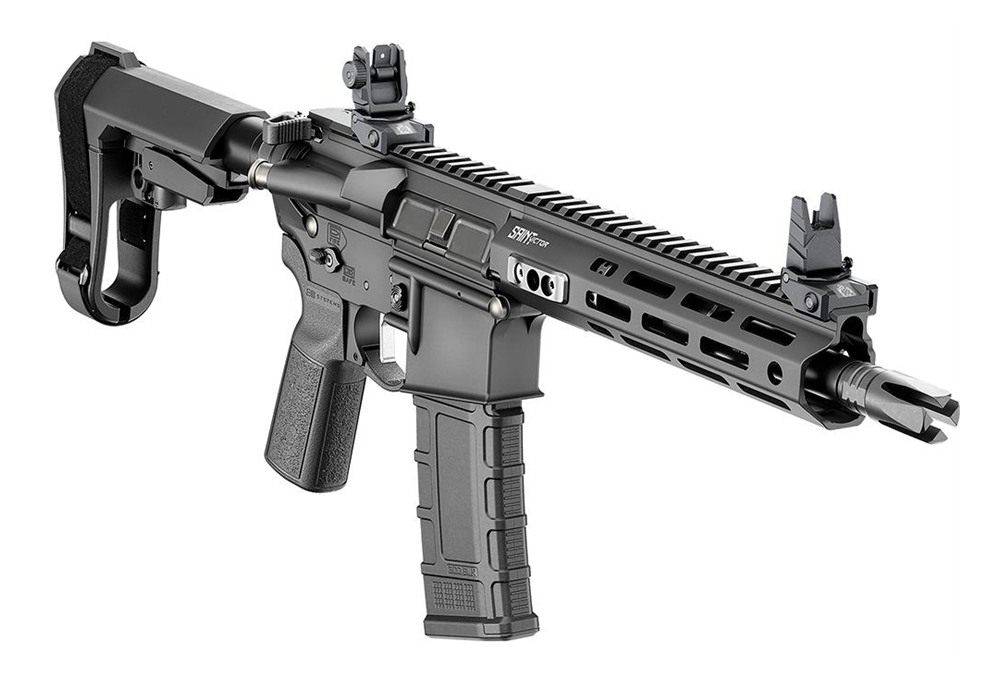 Springfield Armory STV995300B-V2-SBA3 Saint Victor 300 Blackout 30+1 9.50in view 4