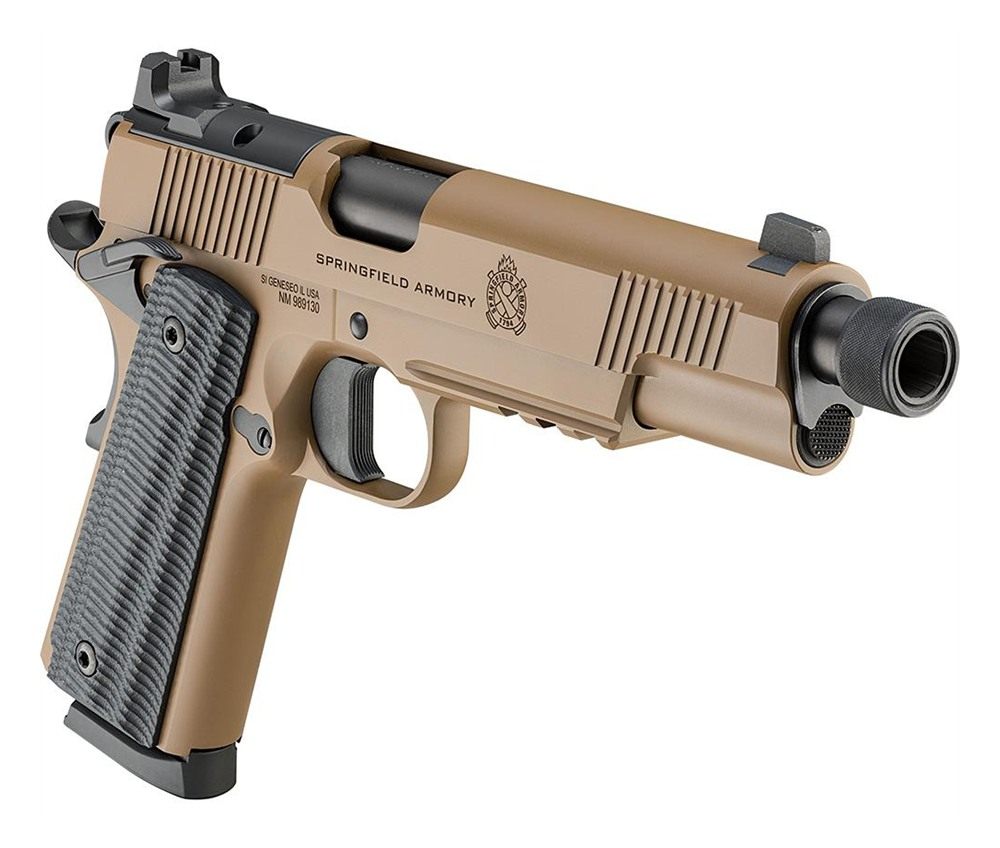 Springfield Armory 1911 Operator AOS Handgun .45 Auto 8rd Magazine(2) 5.75i view 2