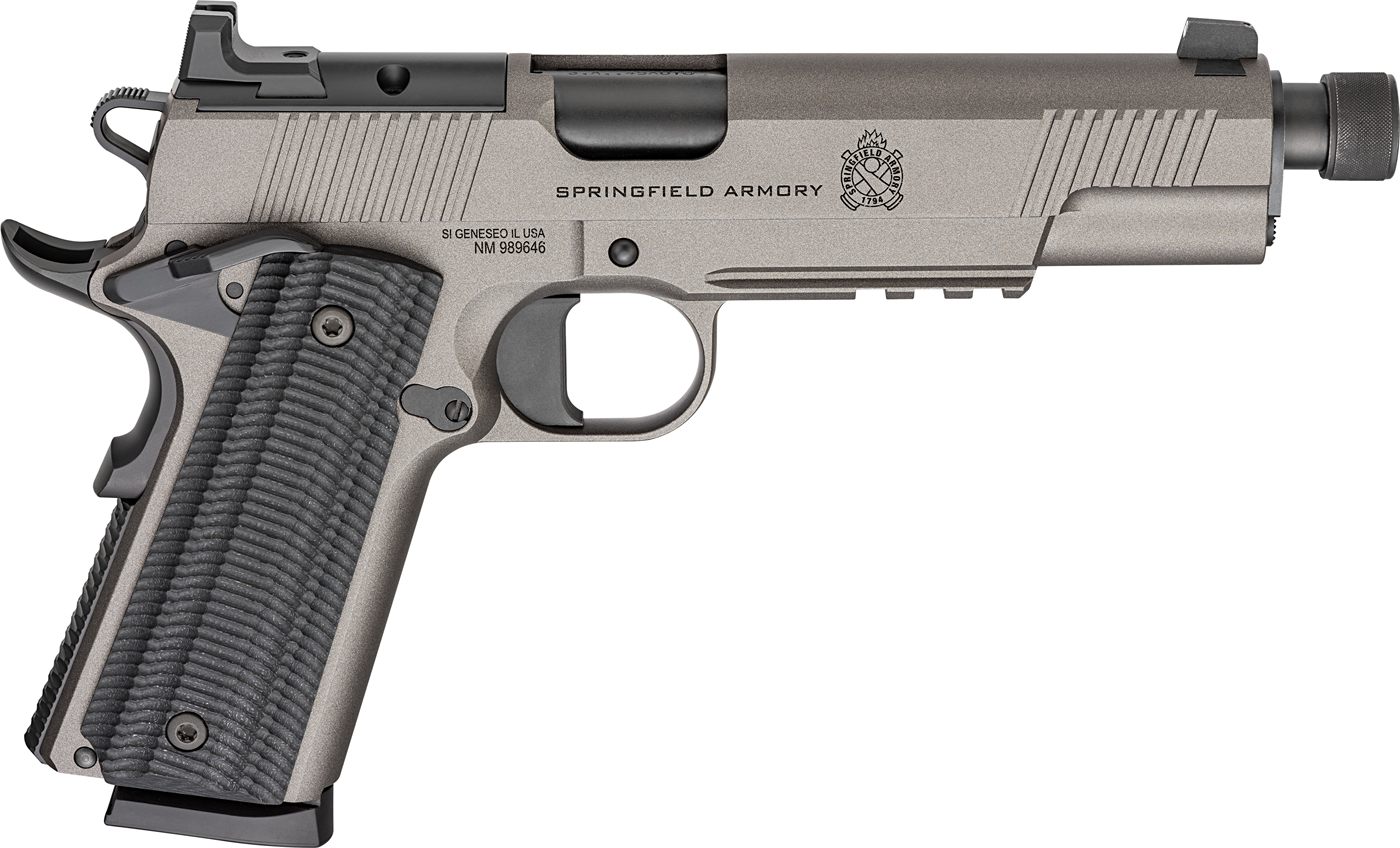 Springfield Armory 1911 Operator AOS Handgun .45 Auto 8rd Magazine 5.75in T