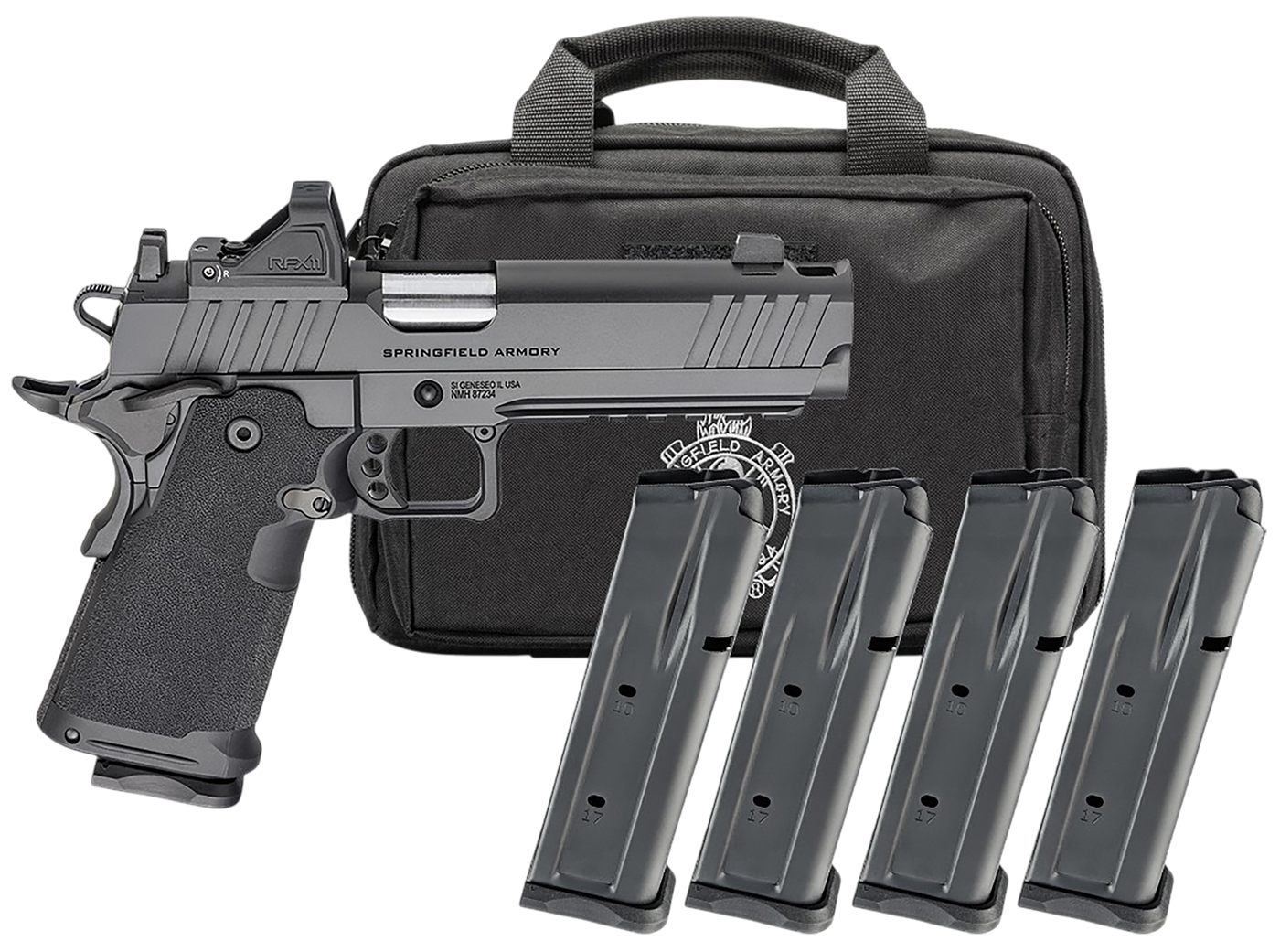 Springfield Armory Gear Pac DS Prodigy AOS Handgun 9mm Luger 10(4)rd Magazi