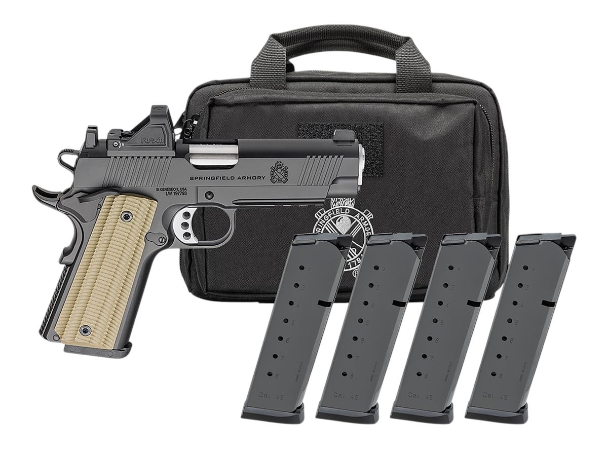 Springfield Gear Pac 1911 Operator AOS Handgun .45 Auto 8rd Magazines(4) 4.