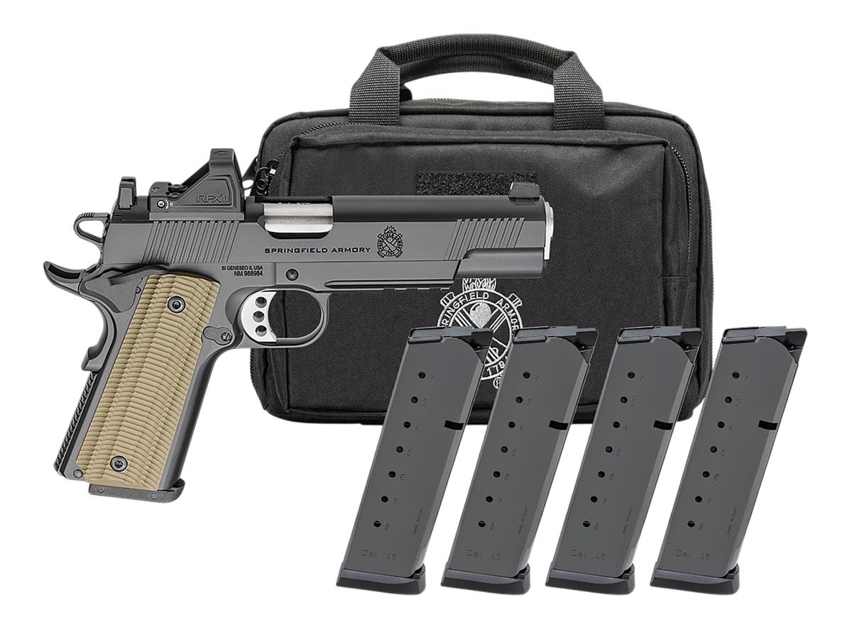 Springfield Gear Pac 1911 Operator AOS Handgun 9mm Luger 9rd Magazines(4) 5