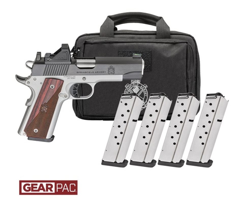 Springfield Gear Pac 1911 Ronin AOS Handgun .45 Auto 8rd Magazines(4) 4.25i view 4