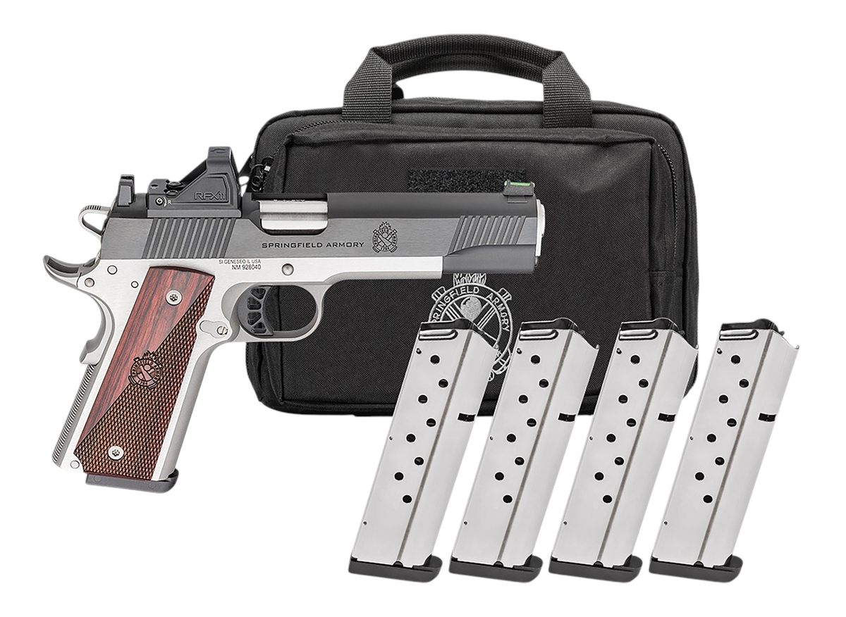 Springfield Gear Pac 1911 Ronin AOS Handgun 9mm Luger 9rd Magazines(4) 5in