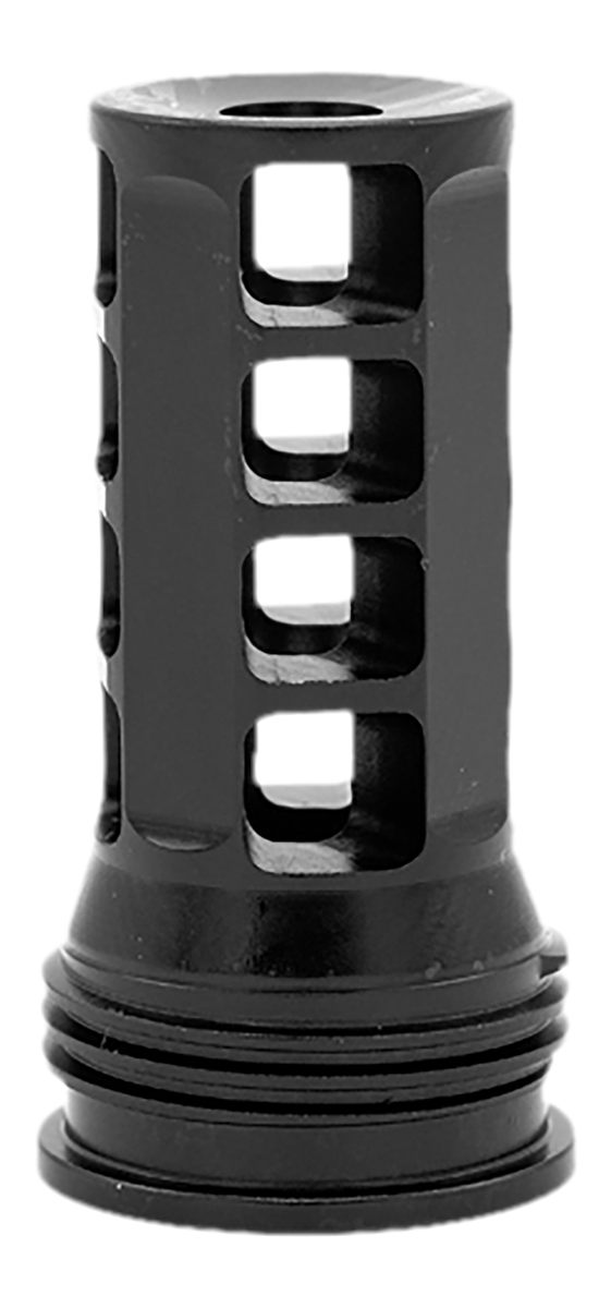 Huxwrx Safety 3486 Muzzle Brake-QD 5.56 Fits 1/2inx28 Steel Black