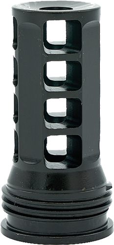 Huxwrx Safety 1574 QD 762 Muzzle Brake Black with 5/8in-24 tpi Threads, 2.3 view 3