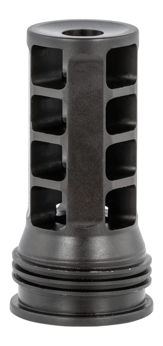 Huxwrx Safety 1628 QD 762 Muzzle Brake Black with 1/2in-28 tpi Threads 2.30