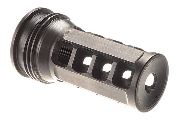 Huxwrx Safety 1628 QD 762 Muzzle Brake Black with 1/2in-28 tpi Threads 2.30 view 2