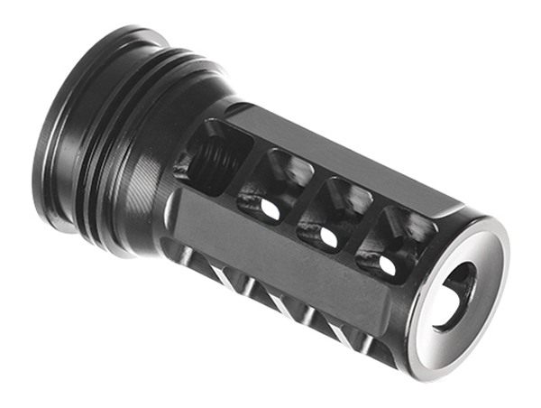 Huxwrx Safety Muzzle Brake QD 338 5/8X24 BLK