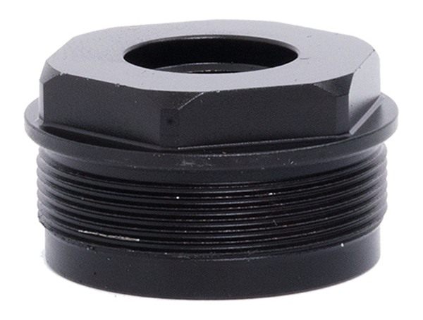 OSS|Huxwrx Huxwrx 1914 Direct Thread Adapter Fits 1/2inx28 Steel Black Nitr view 2