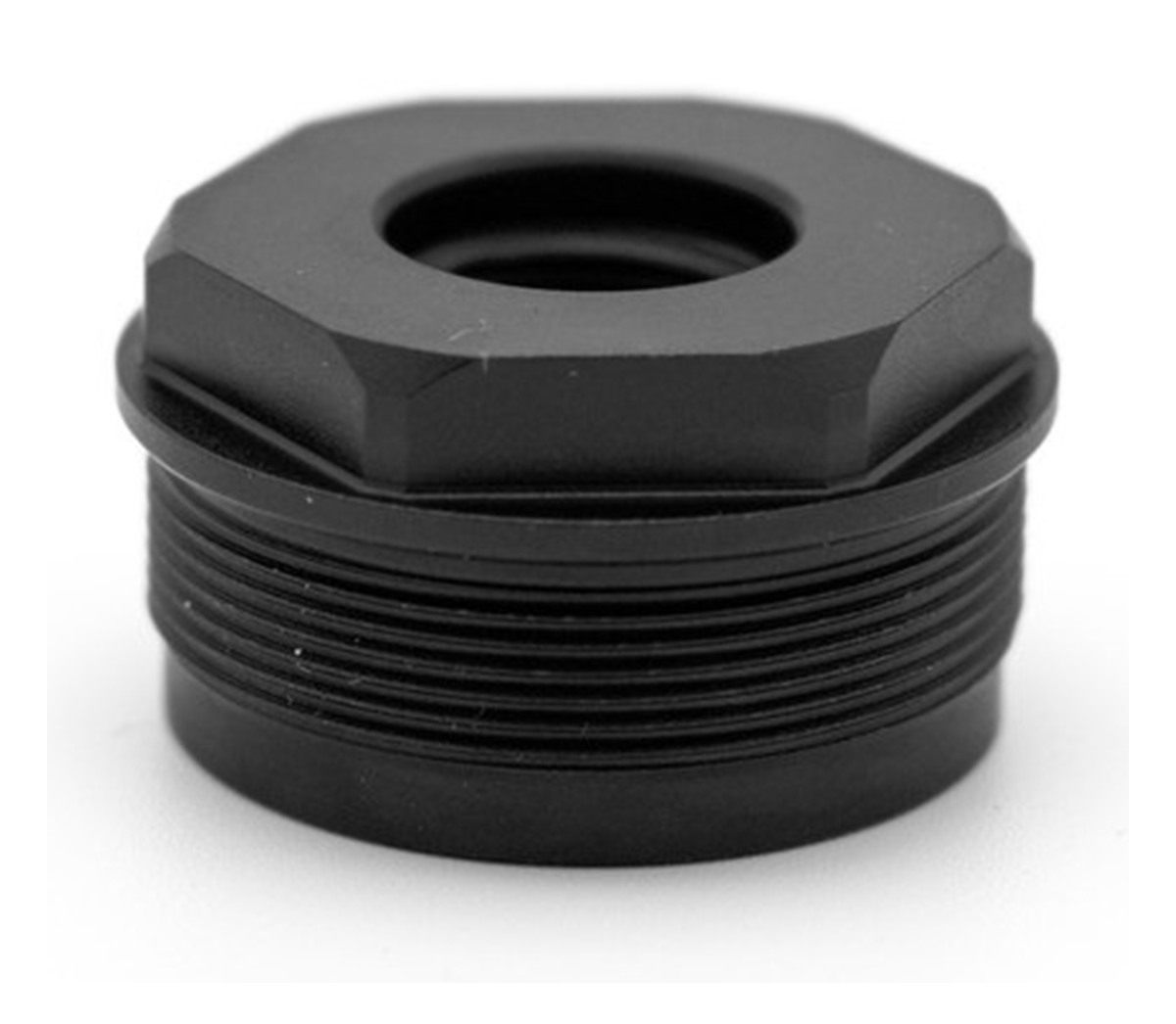 OSS|Huxwrx Huxwrx 1914 Direct Thread Adapter Fits 1/2inx28 Steel Black Nitr view 3