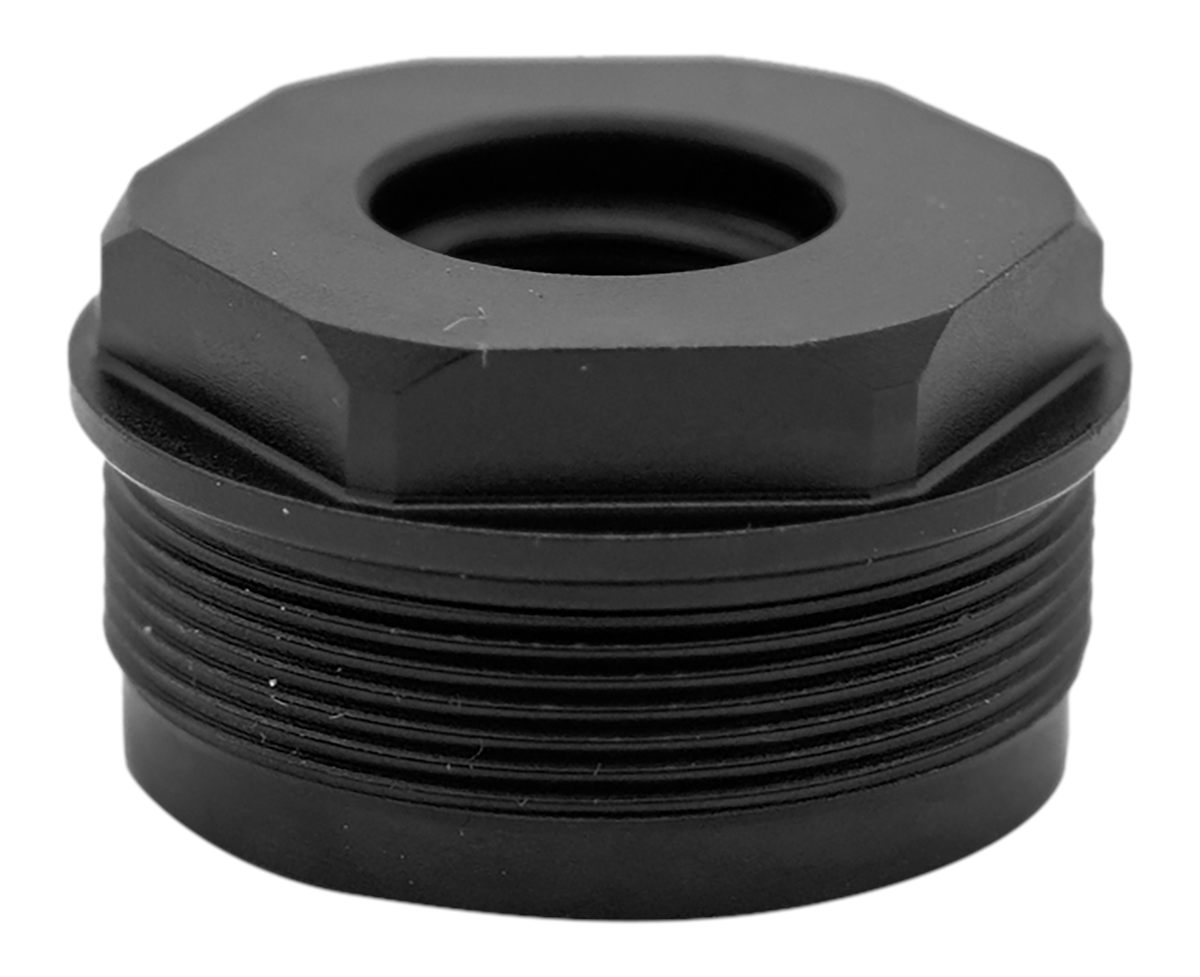 Huxwrx Safety 1984 Direct Thread Adapter Fits 5/8inx24 Steel Black Nitride